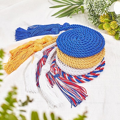 Polyester Graduation Honor Rope AJEW-NB0001-60-1