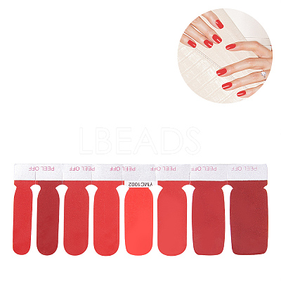Solid Color Full Cover Best Nail Stickers MRMJ-T039-01R-1