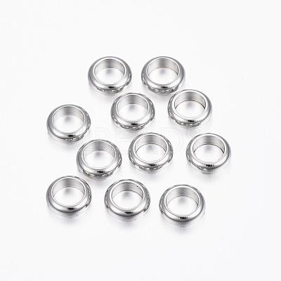 Tarnish Resistant 304 Stainless Steel Spacer Beads STAS-H376-40-1