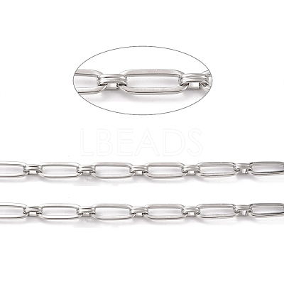 Tarnish Resistant 304 Stainless Steel Link Chains CHC-C020-06P-NR-1