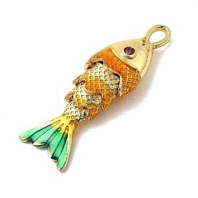 Rack Plating Brass Pendants KK-A268-05G-A03-1