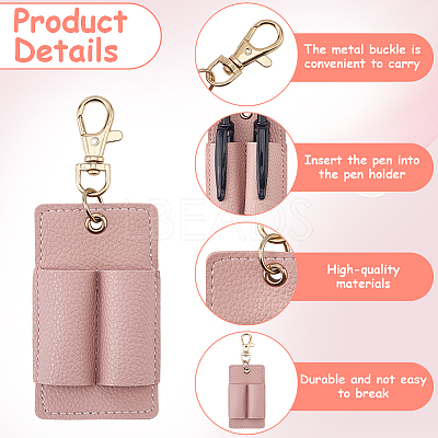 3Pcs PU Keychains KEYC-CL0001-49D-1