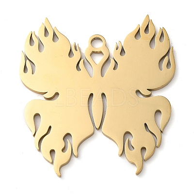 304 Stainless Steel Pendants STAS-R116-11G-1