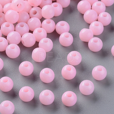 Opaque Acrylic Beads MACR-S370-C6mm-A01-1