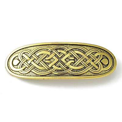 Alloy Hair Barrettes OHAR-C010-05C-AG-1