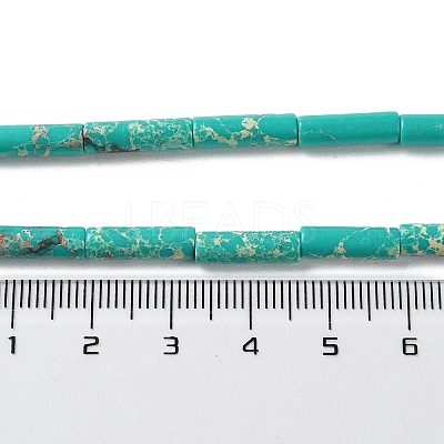 Synthetic Imperial Jasper Dyed Beads Strands G-D077-B01-04-1
