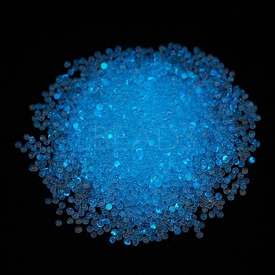 Luminous Transparent Glass Seed Round Beads GLAA-F124-D04-A-1