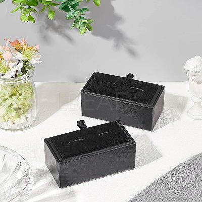 Rectangle Cardboard Jewelry Boxes CON-WH0008-18-1