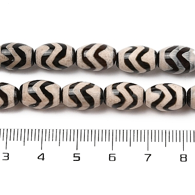Tibetan Style dZi Agate Beads Strands G-N344-02B-1