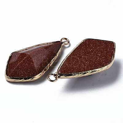 Synthetic Goldstone Charms G-Q998-029E-1