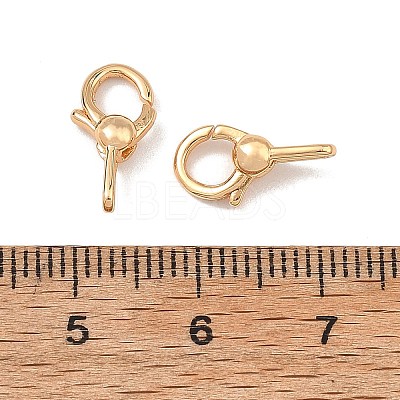 SHEGRACE Brass Spring Ring Clasps XGRQ58597-785G-1