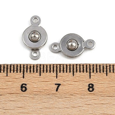 304 Stainless Steel Snap Clasps X-STAS-K311-03P-1