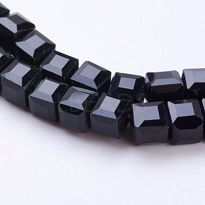 Glass Bead Strands GLAA-R041-6x6mm-20-1