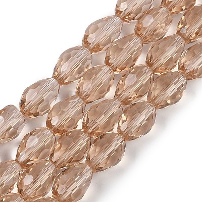 Transparent Glass Beads Strands EGLA-N013-T8mm-D23-1