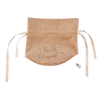 Velvet Jewelry Drawstring Gift Bags ABAG-CJC0003-03E-1