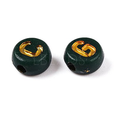 Plating Acrylic Beads PACR-T017-02D-1