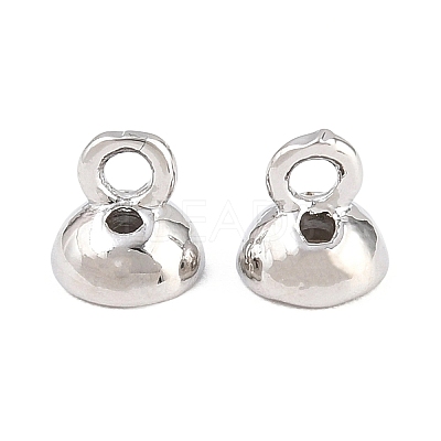 Brass Bead Cap Bails KK-H292-41P-1