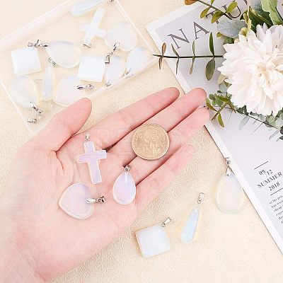 Opalite Pendants G-FH0001-09-1