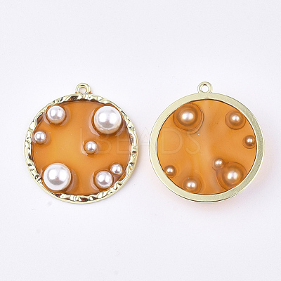 Epoxy Resin Pendants RESI-S365-84C-1