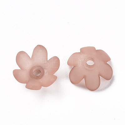 Frosted Acrylic Bead Caps MACR-S371-07A-763-1