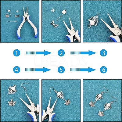 Tibetan Style Alloy Beads TIBE-NB0001-10AS-1