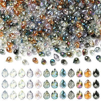 50Pcs Electroplate Glass Beads EGLA-YW0005-40A-1