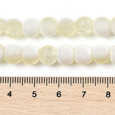 Frosted Crackle Glass Beads X1-GLAA-U001-6mm-M11-1