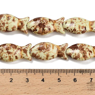 Synthetic Turquoise Beads Strands TURQ-F019-01E-1