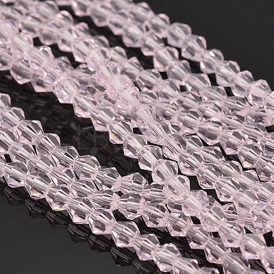 Bicone Glass Beads Strands X-EGLA-P016-4mm-13-1