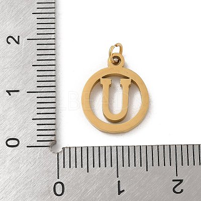 304 Stainless Steel Charms
with Jump Ring STAS-R001-02G-U-1