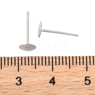 Tarnish Resistant 304 Stainless Steel Stud Earring Findings STAS-E025-5-1