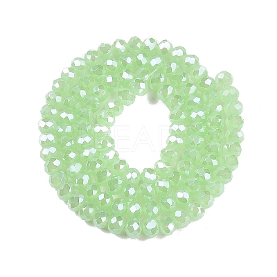 Electroplate Glass Beads Strands EGLA-A044-J4mm-A08-1