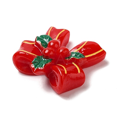 Christmas Theme Opaque Resin Cabochons CRES-M022-02B-1