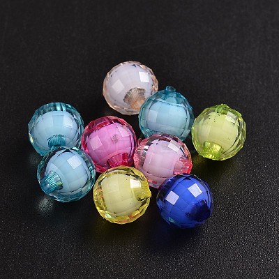 Transparent Acrylic Beads X-TACR-S086-10mm-M-1