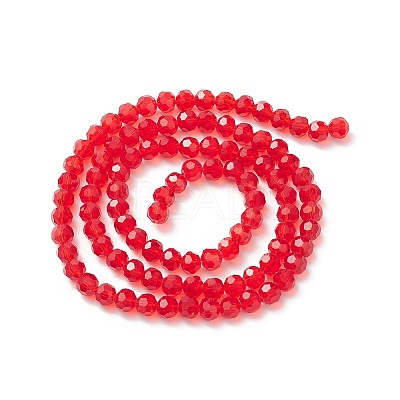 Transparent Glass Bead Strands GLAA-G013-8mm-98-1