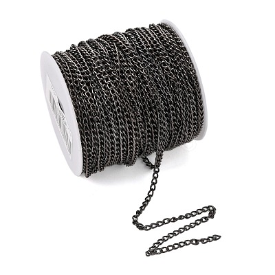 Iron Twisted Chains Curb Chains CHS007Y-B-1
