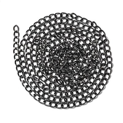 Aluminium Twisted Curb Chains CHA-YW0001-07B-1
