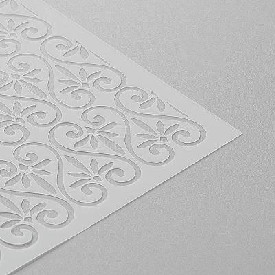 Geometric Plastic Reusable Painting Stencils DIY-E021-02A-1