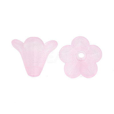 Frosted Acrylic Beads PL692-6-1