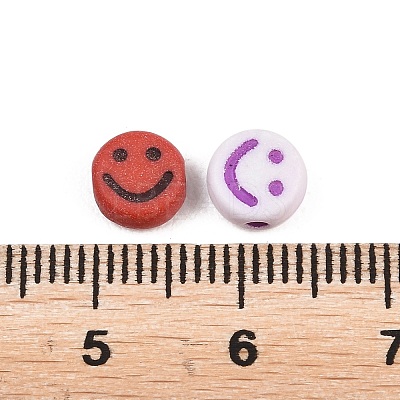 50G 2 Style Opaque Craft Acrylic Beads MACR-FS0001-48-1