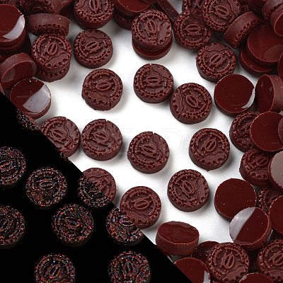 Luminous Resin Imitation Chocolate Decoden Cabochons RESI-K036-28E-02-1