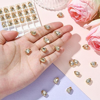 Preciosa&reg MAXIMA Crystal Sew-On Cups Y-PRC-SD10-00030-235-G-1
