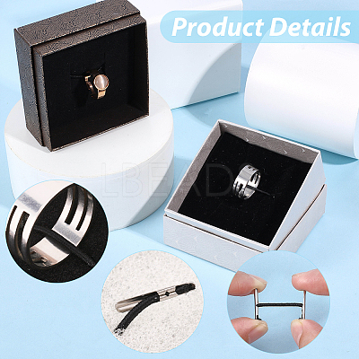 200Pcs 2 Styles Elastic Barbed Cord FIND-SC0021-82-1