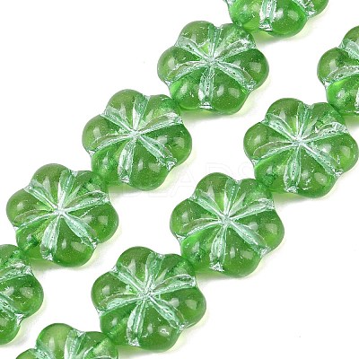 Czech Pressed Glass Beads GLAA-I061-54A-1