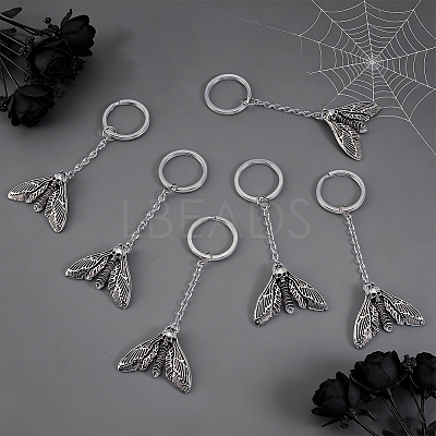 6Pcs Alloy Pendants KEYC-CA00014-1