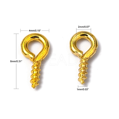 Iron Screw Eye Pin Peg Bails X-E561Y-G-FF-1
