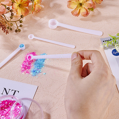 30Pcs 3 Styles Plastic Spoons AJEW-TA0001-89-1