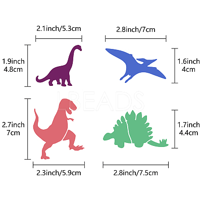 Stainless Steel Metal Cutting Dies Stencils DIY-WH0289-109-1