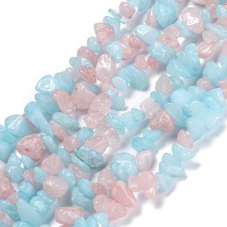 Natural White Jade Beads Strands G-G011-15-1-1