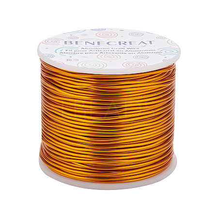 BENECREAT Matte Round Aluminum Wire AW-BC0003-30C-1.5mm-1